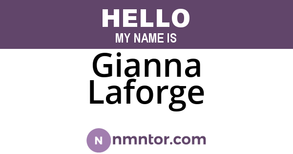 Gianna Laforge