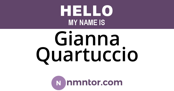 Gianna Quartuccio