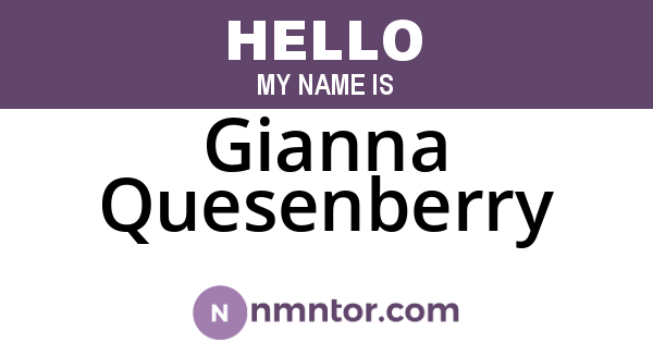 Gianna Quesenberry
