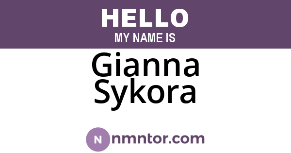 Gianna Sykora