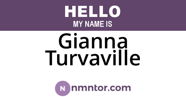 Gianna Turvaville
