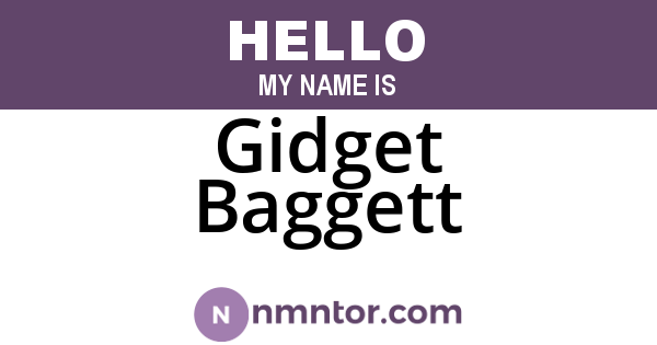 Gidget Baggett