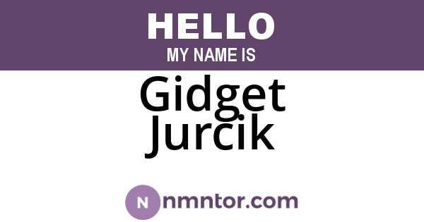 Gidget Jurcik