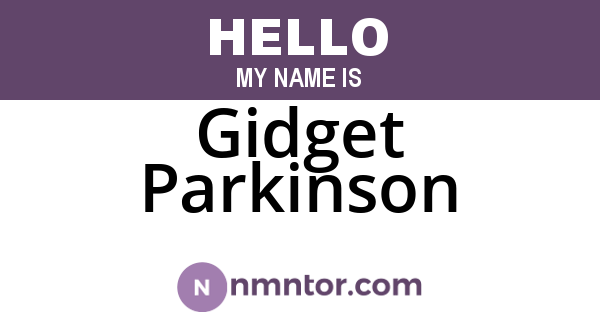 Gidget Parkinson