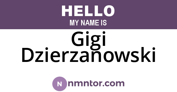 Gigi Dzierzanowski