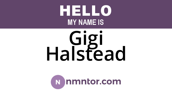 Gigi Halstead