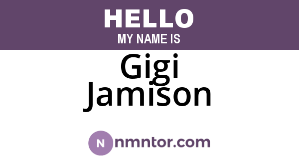 Gigi Jamison