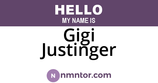 Gigi Justinger