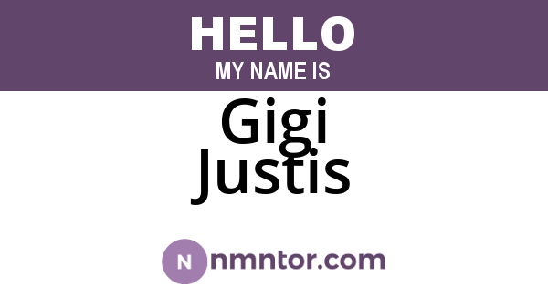 Gigi Justis