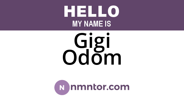 Gigi Odom