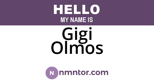 Gigi Olmos
