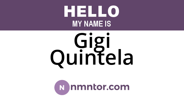 Gigi Quintela