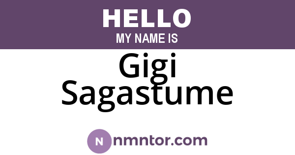 Gigi Sagastume