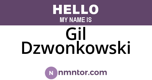 Gil Dzwonkowski