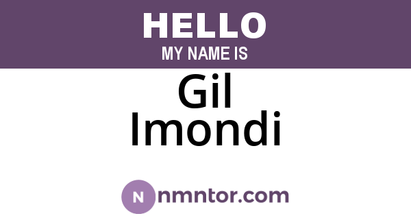 Gil Imondi