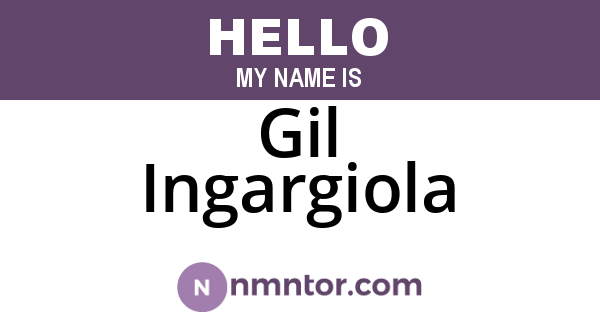Gil Ingargiola