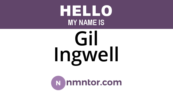 Gil Ingwell