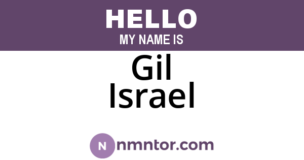 Gil Israel