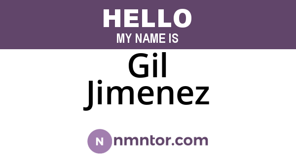 Gil Jimenez