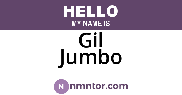 Gil Jumbo