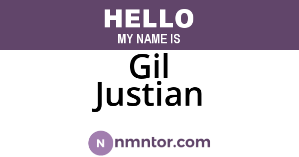 Gil Justian
