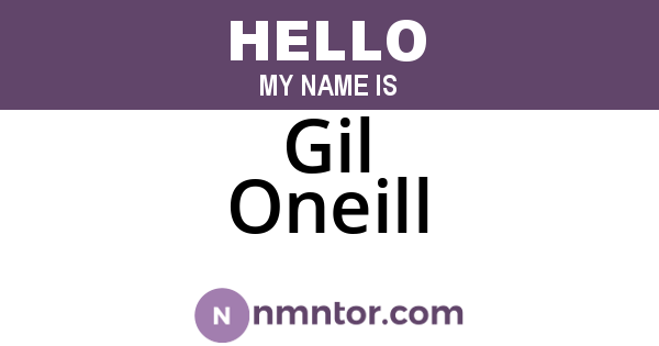 Gil Oneill