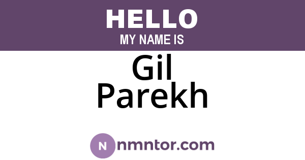 Gil Parekh