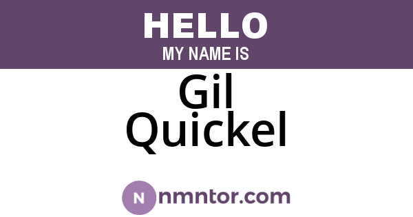 Gil Quickel