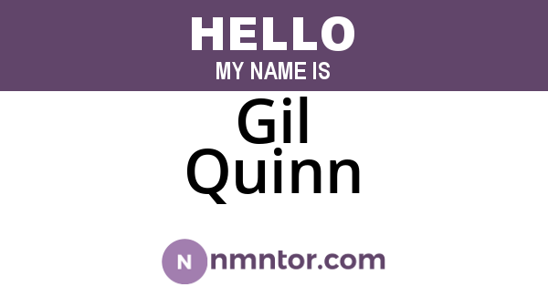 Gil Quinn