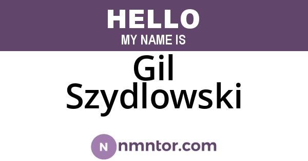 Gil Szydlowski