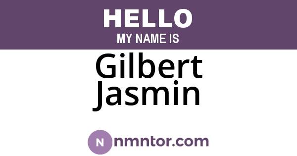 Gilbert Jasmin