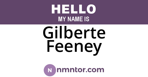 Gilberte Feeney