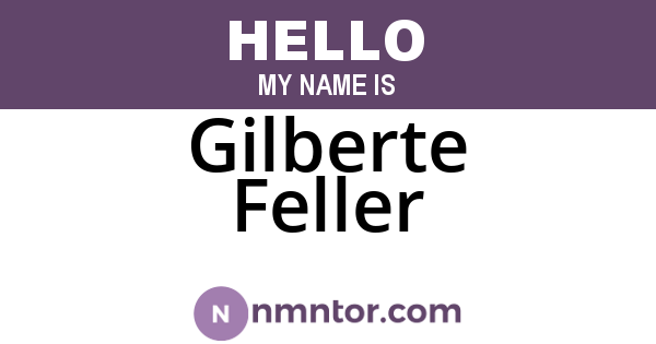 Gilberte Feller