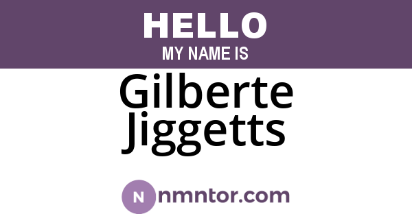 Gilberte Jiggetts