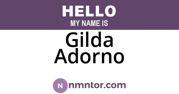 Gilda Adorno