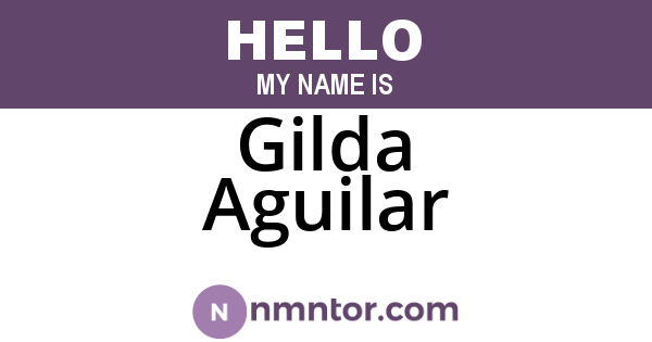 Gilda Aguilar