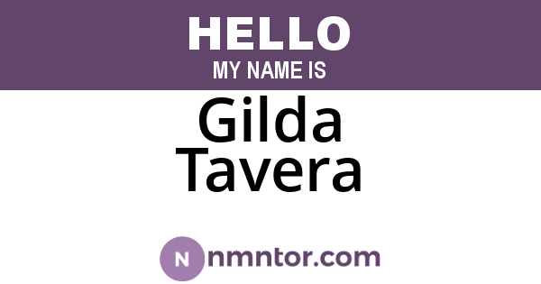 Gilda Tavera
