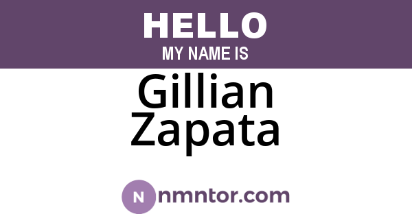 Gillian Zapata