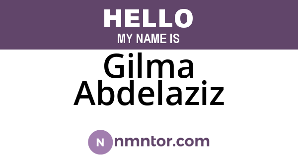 Gilma Abdelaziz