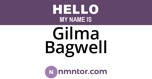 Gilma Bagwell
