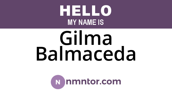 Gilma Balmaceda
