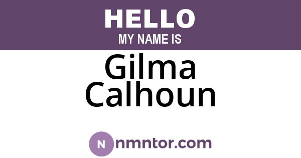 Gilma Calhoun