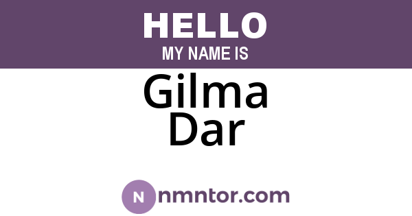 Gilma Dar