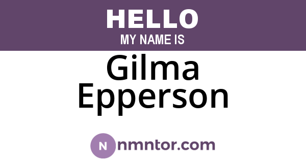 Gilma Epperson