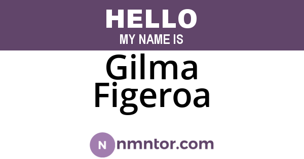 Gilma Figeroa