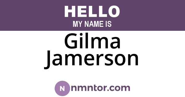 Gilma Jamerson