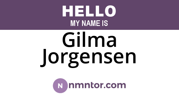 Gilma Jorgensen
