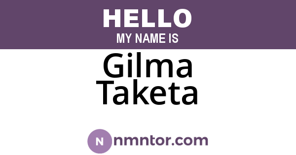 Gilma Taketa