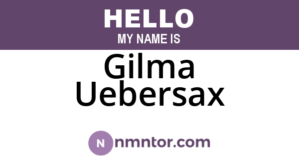 Gilma Uebersax