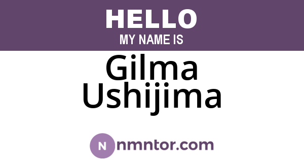 Gilma Ushijima